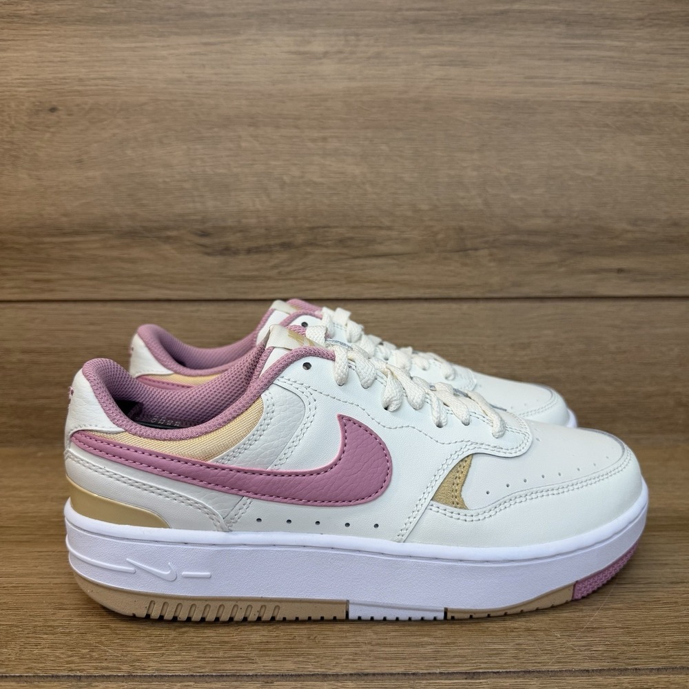 Nike Gamma Force Sneaker Soft Pearl Elemental Pink White Women Sz 7 DX9176